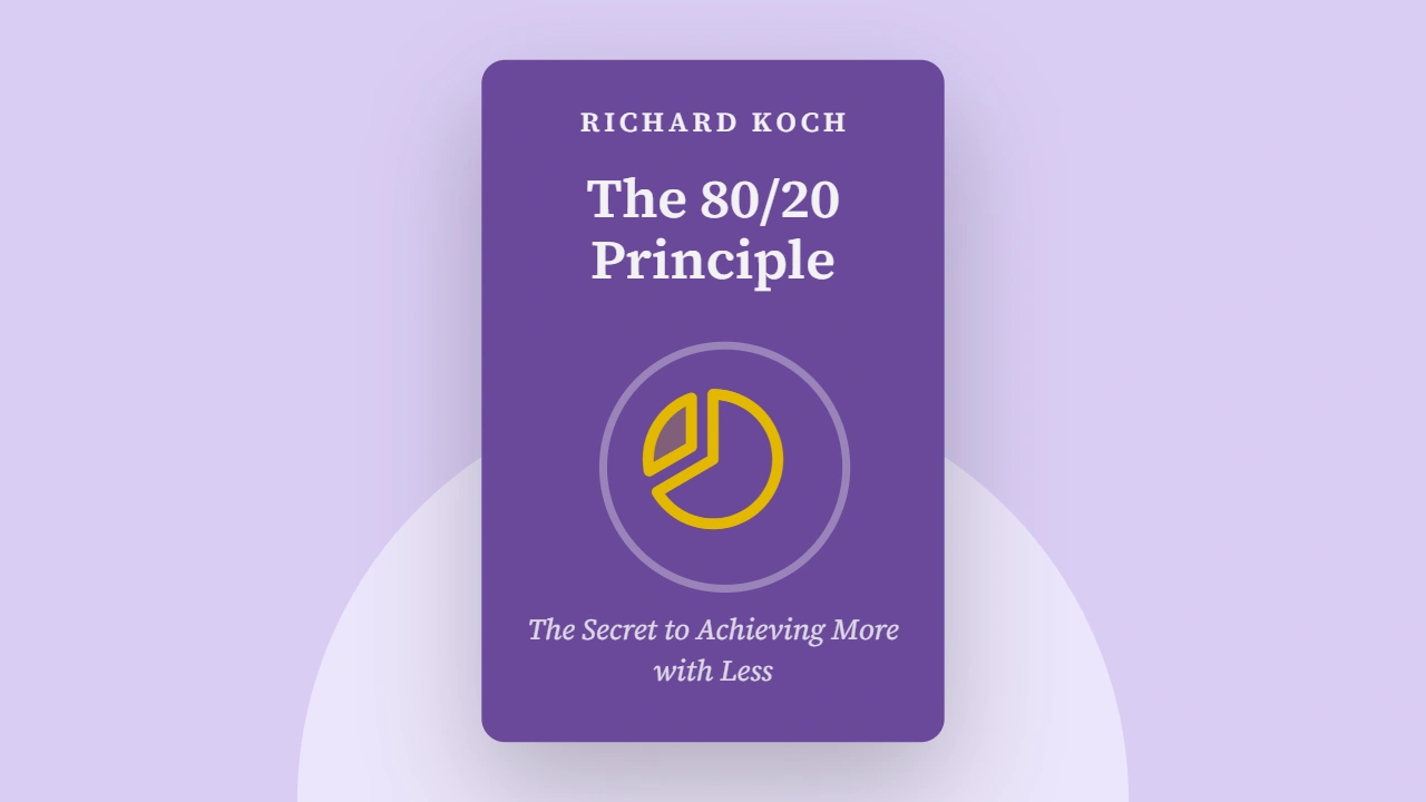 The 80/20 Principle Book Hindi Summary