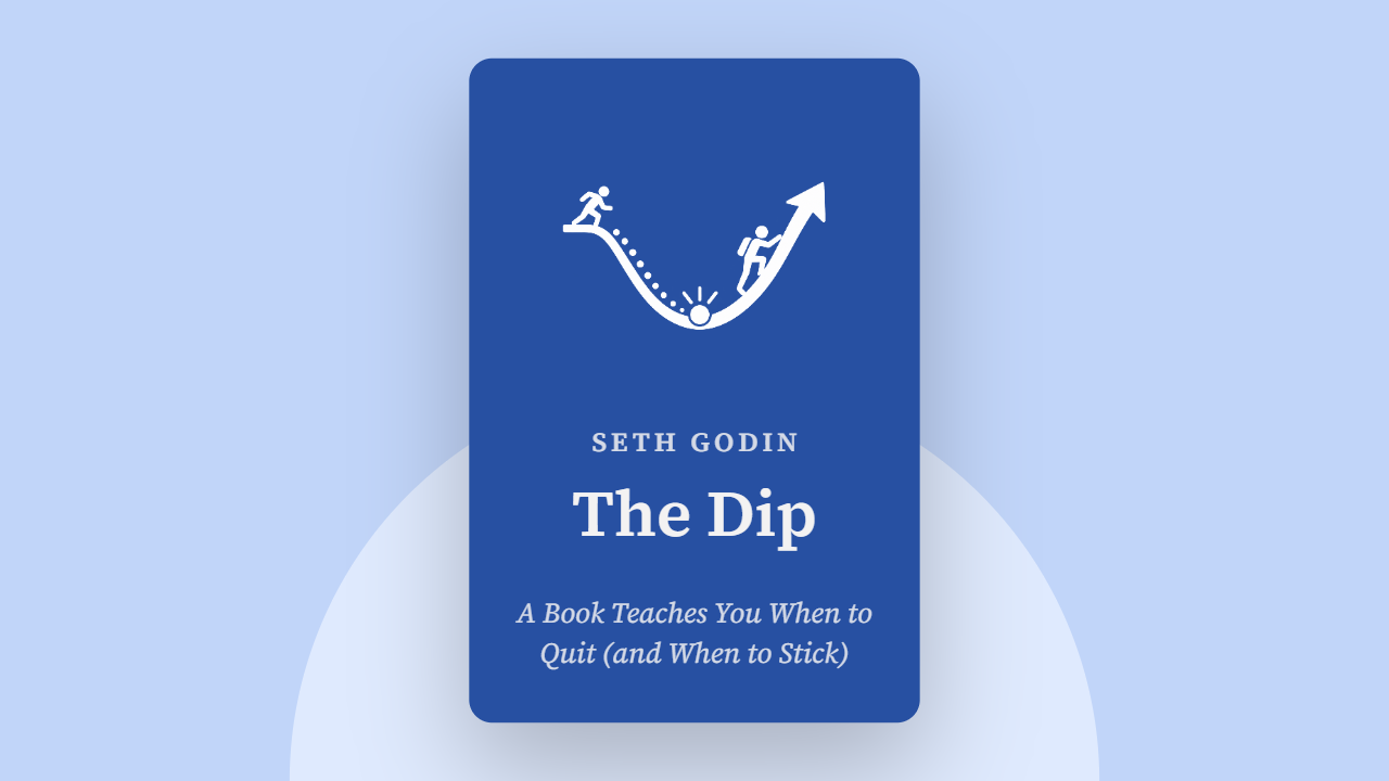 The Dip Video Book Hindi Summary