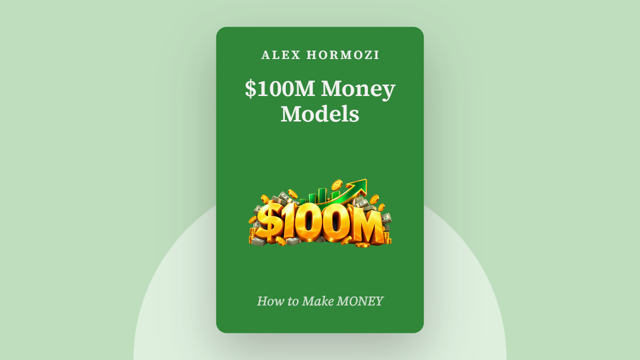 $100M Money Models Video Book Summary in Hindi